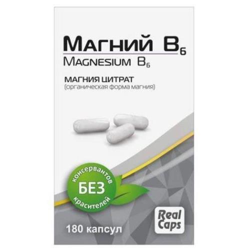 Изображение товара МАГНИЙ В6 капс. №180 Изображение товара МАГНИЙ В6 капс. №180