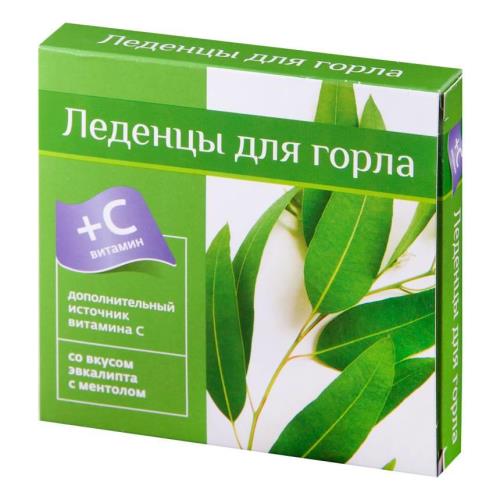 ВИТАЛОР ЭВКАЛИПТ С МЕНТОЛОМ леденцы с вит С 27 гр