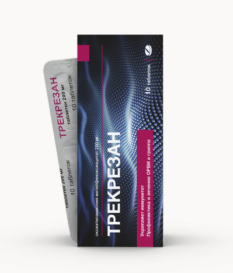 Изображение товара ТРЕКРЕЗАН табл. 200 мг №10 ***