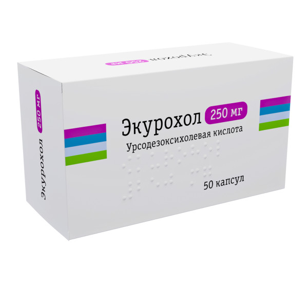 Изображение товара ЭКУРОХОЛ капс. 250 мг №50 Изображение товара ЭКУРОХОЛ капс. 250 мг №50