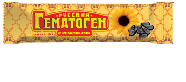 ГЕМАТОГЕН РУССКИЙ пастилки с семечками