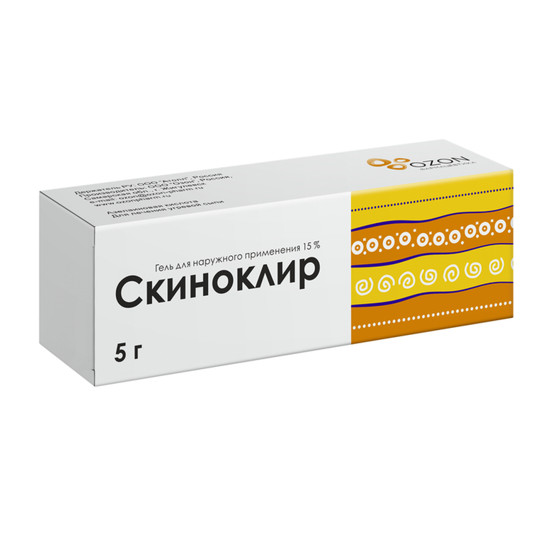 СКИНОКЛИР гель 15% 5 гр