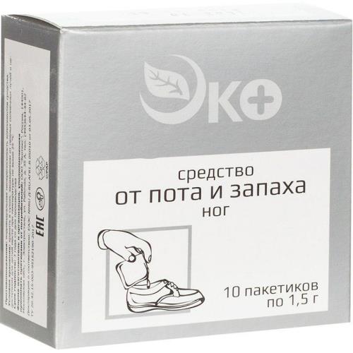 ЭКО СРЕДСТВО ДЛЯ НОГ ОТ ЗАПАХА И ПОТА 1,5 гр №10