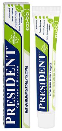 ПРЕЗИДЕНТ ЭКО БИО ЗУБНАЯ ПАСТА 50 гр