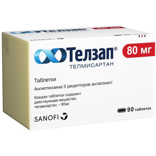 Изображение товара ТЕЛЗАП табл. 80 мг №90