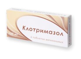 КЛОТРИМАЗОЛ ОЗОН табл. вагин. 100 мг №6