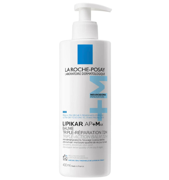 ЛЯ РОШ ПОЗЕ (LA ROCHE-POSAY) ЛИПИКАР AP+МAX БАЛЬЗАМ ДЛЯ ЛИЦА И ТЕЛА 400 мл тройное действие