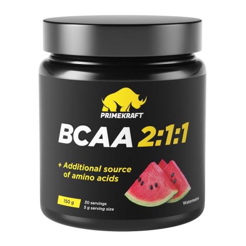 Изображение товара PRIME KRAFT BCAA 2:1:1 АМИНОКИСЛОТЫ пор д/приг.р-ра внутрь арбуз 150 гр