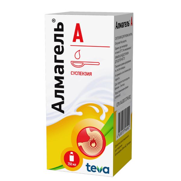 Изображение товара АЛМАГЕЛЬ А сусп. внутр. фл. 250 мл