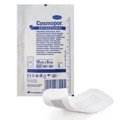 ПОВЯЗКА САМОКЛЕЮЩАЯСЯ СТЕРИЛЬНАЯ COSMOPOR АНТИБАКТЕР 6см х 10см №1