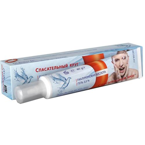 Изображение товара СПАСАТЕЛЬНЫЙ КРУГ ГЕЛЬ ДЛЯ ЛИЦА 40 гр с гиалуроновой кислотой