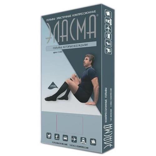 Изображение товара ГОЛЬФЫ КОМПРЕССИОННЫЕ (МУЖ.) ЭЛАСМА 1 класс компр. р.5