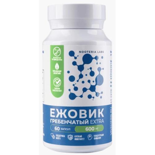 Изображение товара NOOTERIA LABS ЕЖОВИК ГРЕБЕНЧАТЫЙ EXTRA капс. №60