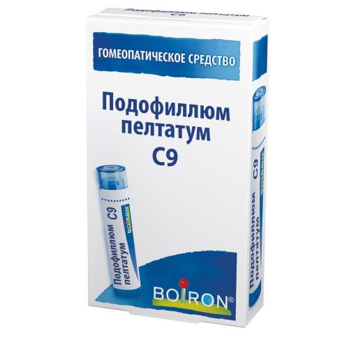 ПОДОФИЛЛЮМ ПЕЛТАТУМ C9 гранулы гомеопатич. 4 гр