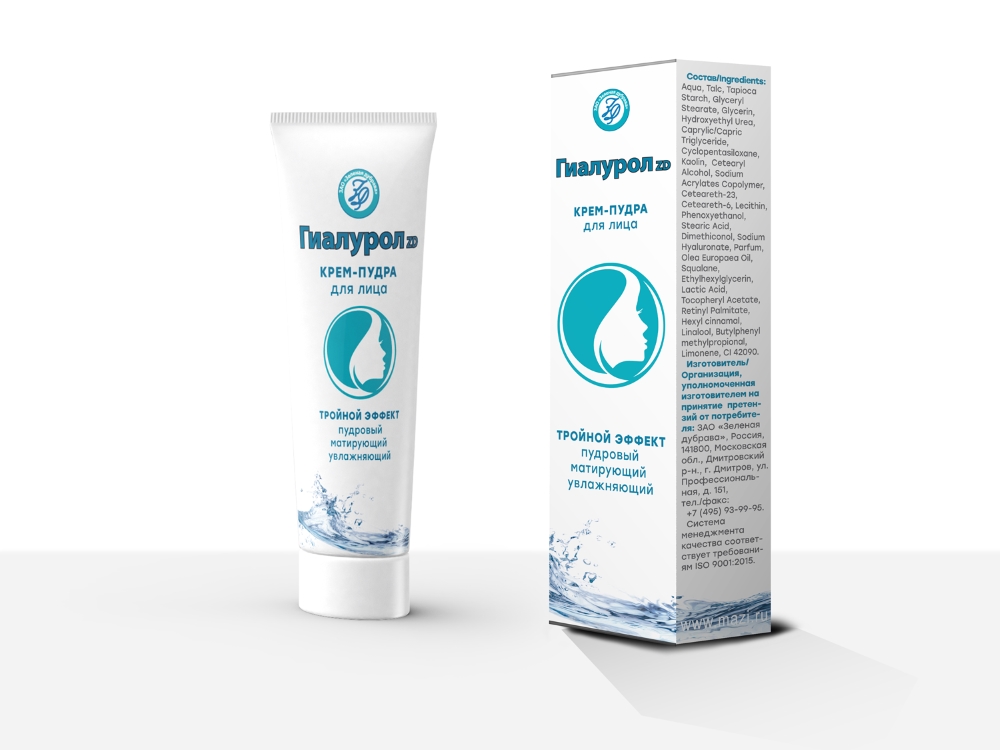 ГИАЛУРОЛ ZD КРЕМ-ПУДРА ДЛЯ ЛИЦА 50 мл